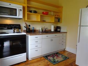 Pantry outfitted as kitchen